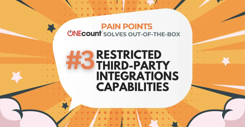 ONEcount Solves Restricted Third-Party Integrations