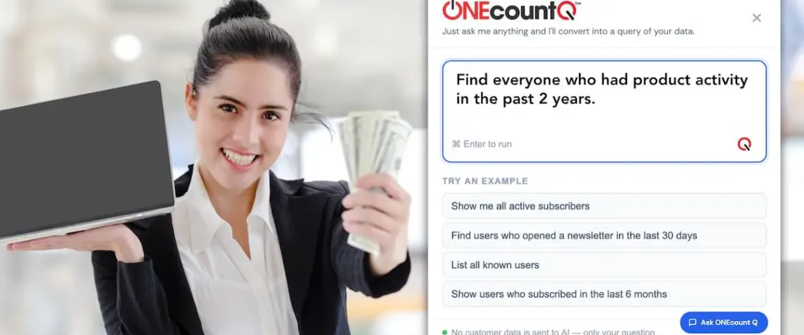 ONEcount Q: Close more deals.