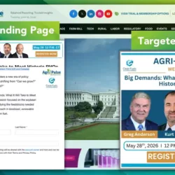 Agri-Pulse Unified Audience Data Drives Webinar Revenue